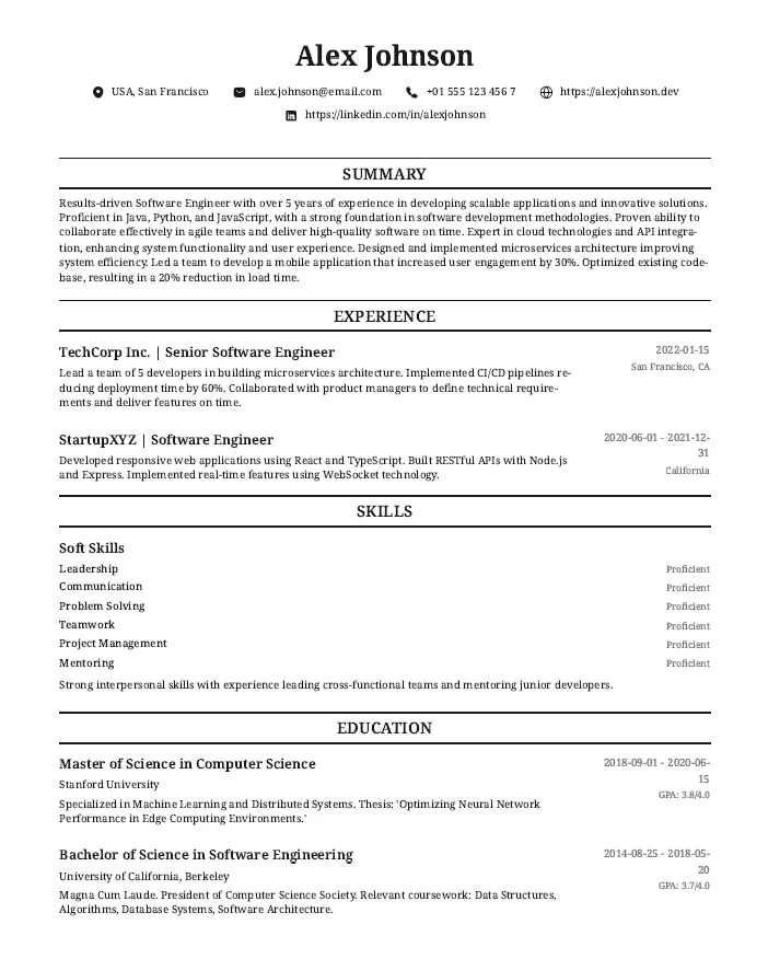 50+ Mẫu CV Chuyên Nghiệp - Chạm tới công việc mơ ước